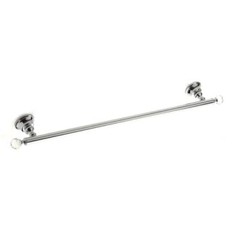 Chromed Brass 24 Inch Towel Bar with Crystals StilHaus SL05-08